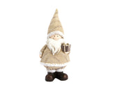 Kerstman woodlook met cadeau M - (CH-43782)